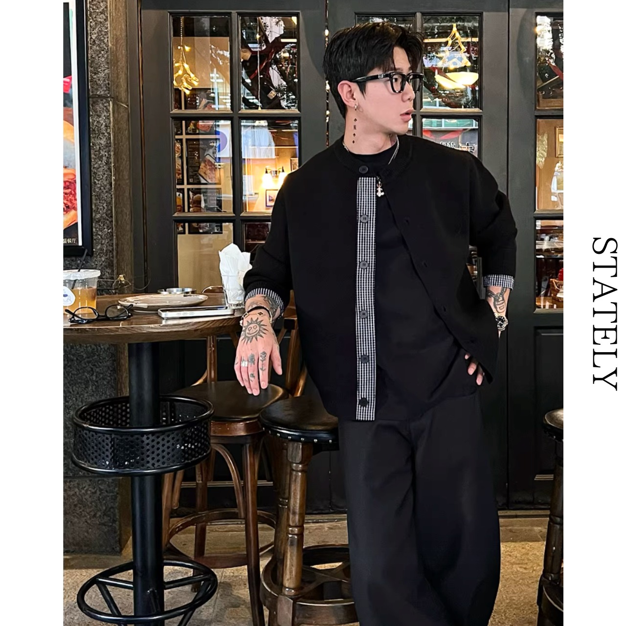 Check Pattern ニットCardigan/3color_T26・画像3