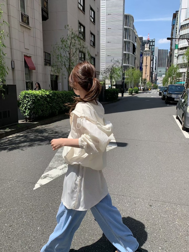 (予約) mellounge / Sunday anorak jumper 3color
