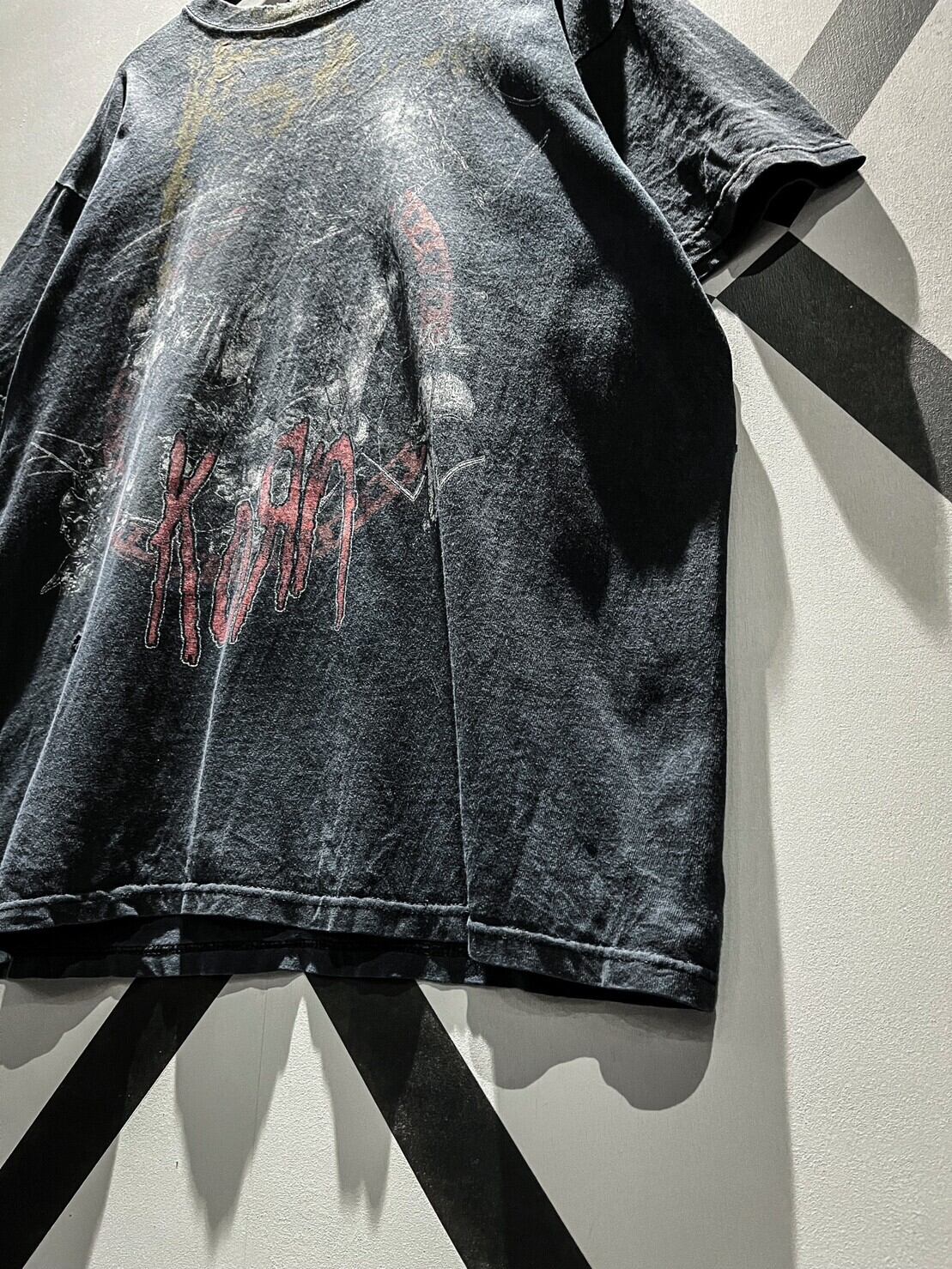BEYQ バンド Tシャツ ビンテージ 古着 黒 KORN UNTITLED BEYQ バンド Tシャツ ビンテージ 古着 黒 KORN UNTITLED