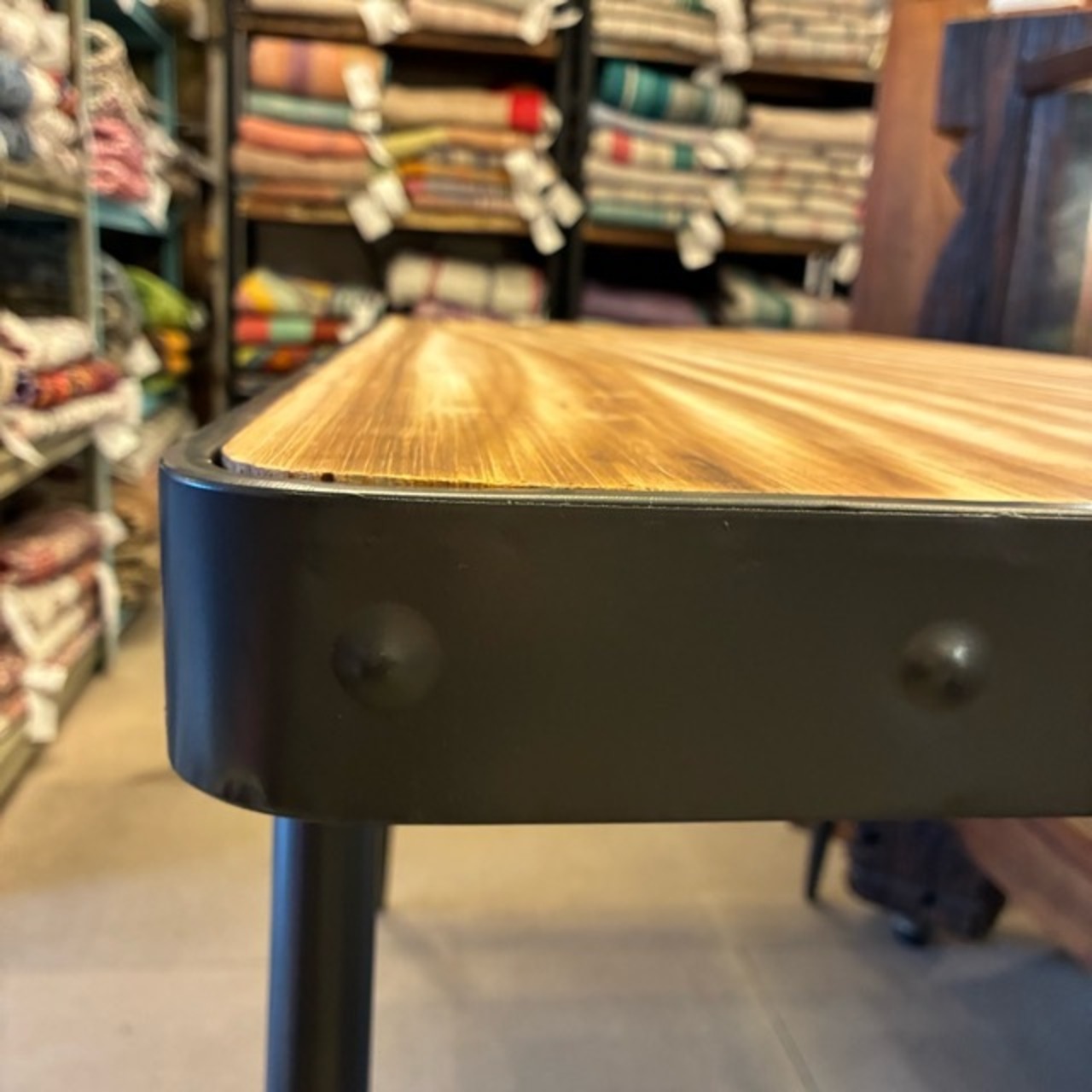Wood＆Iron Cabinet L　ウッド＆アイアンテーブル　ミリタリー　デスク　リモートワーク　机　ダイニングテーブル　アウトドア　キャンプ　ガレージ　インダストリアル