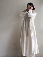 A HOPE HEMP | 単糸天竺《ヘンプ × コットン》 DROP SHOLDER LOOSE OPドロップショルダー ルーズ ワンピース