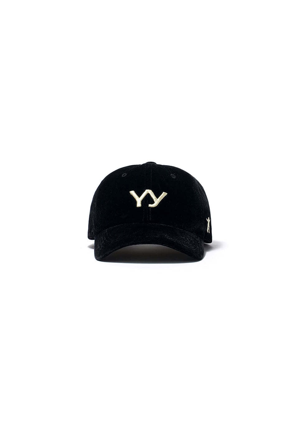 OPEN YY] YY VELVET BALL CAP, BLACK 正規品 韓国ブランド 韓国通販