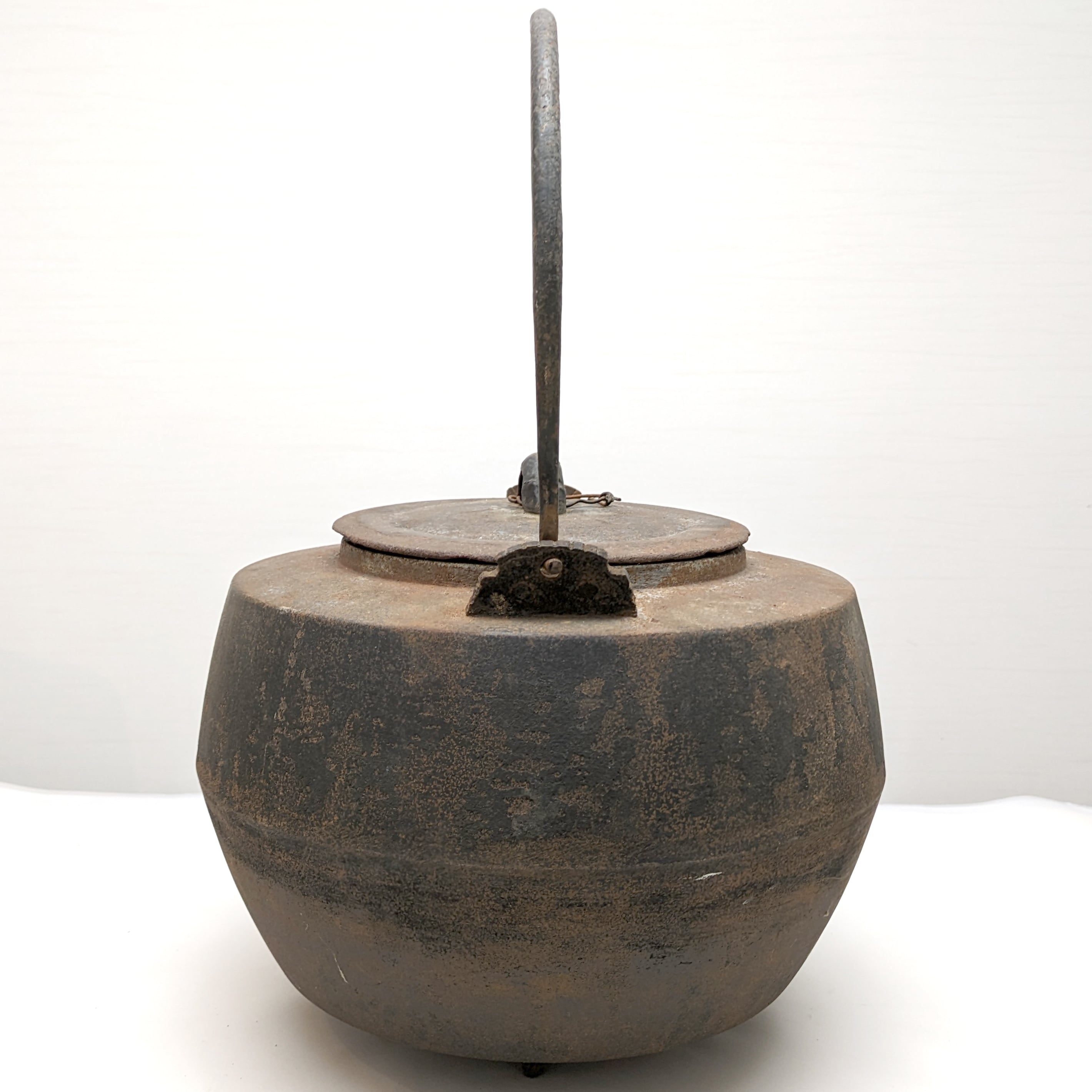 鉄瓶・鉄器・鉄やかん・特大サイズ・古民具・No.230708-36・梱包サイズ