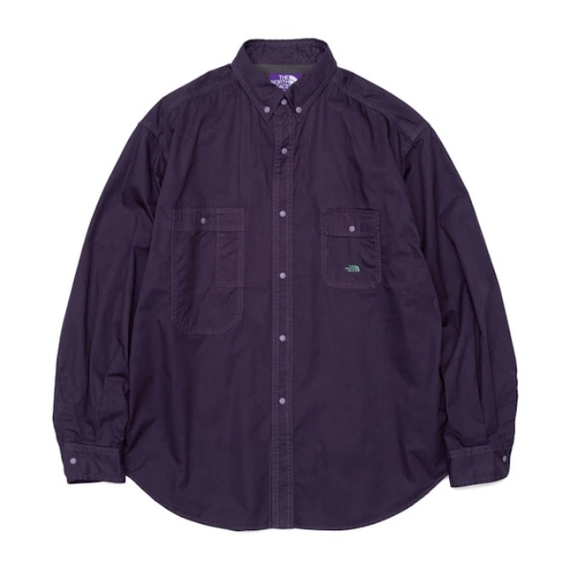 THE NORTH FACE PURPLE LABEL Lightweight Twill B.D. Work Shirt NT3202N PP(Purple)