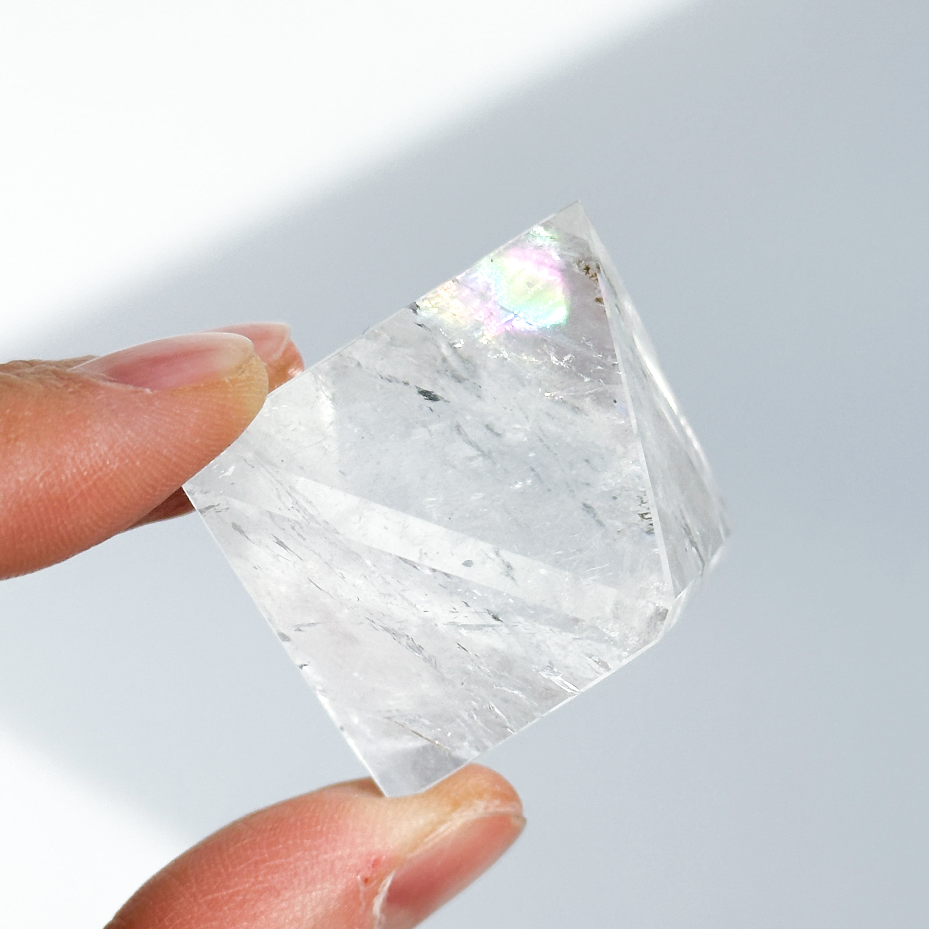 ミナスジェライス産クリアクォーツ 正八面体（オクタヒドロン）13