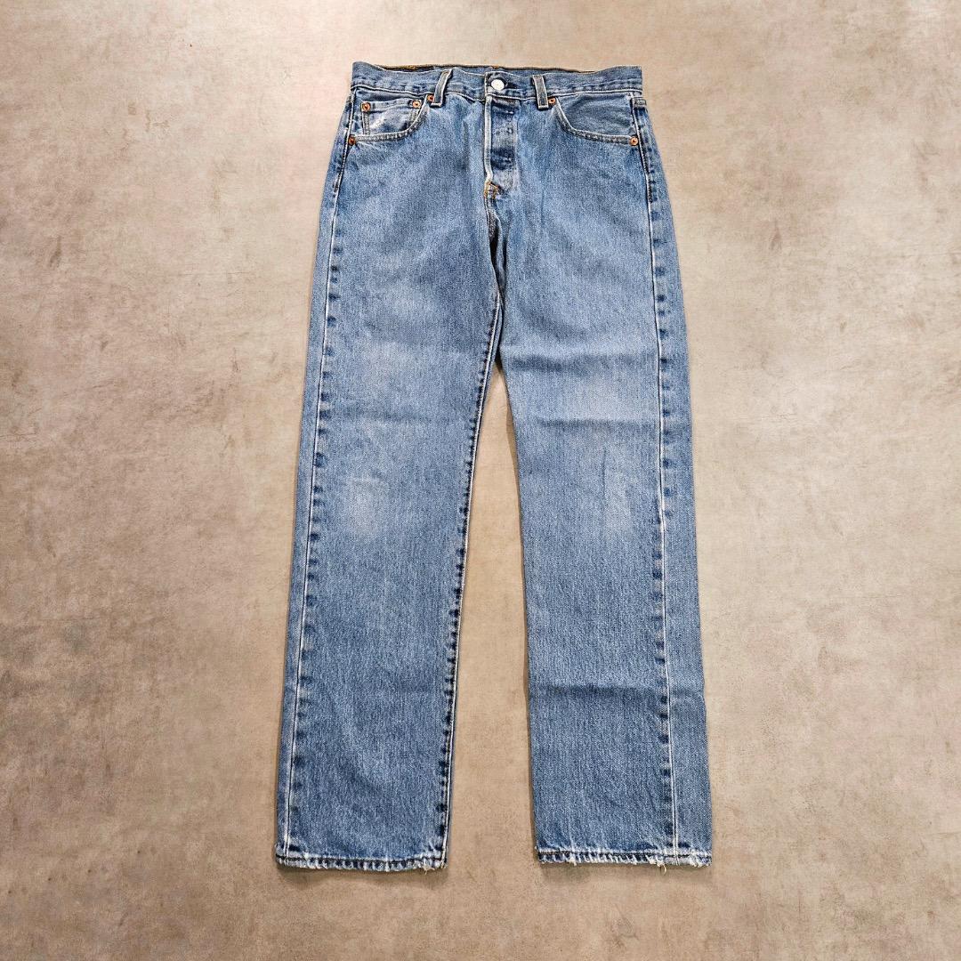 リーバイス501 Levis W30 ブルーデニム 青 古着 ボトム 18109