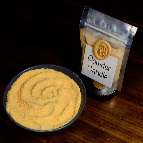 Powder candle orange