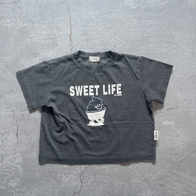 ソフトクリームピグメントTシャツ(90-140サイズ)