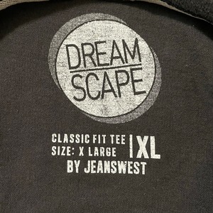 【DREAM SCAPE】ビッグプリント Tシャツ 満月 SF darkside XL ビッグサイズ US古着