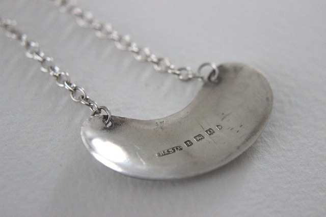 Vintage Whiskey Silver Plate Necklace