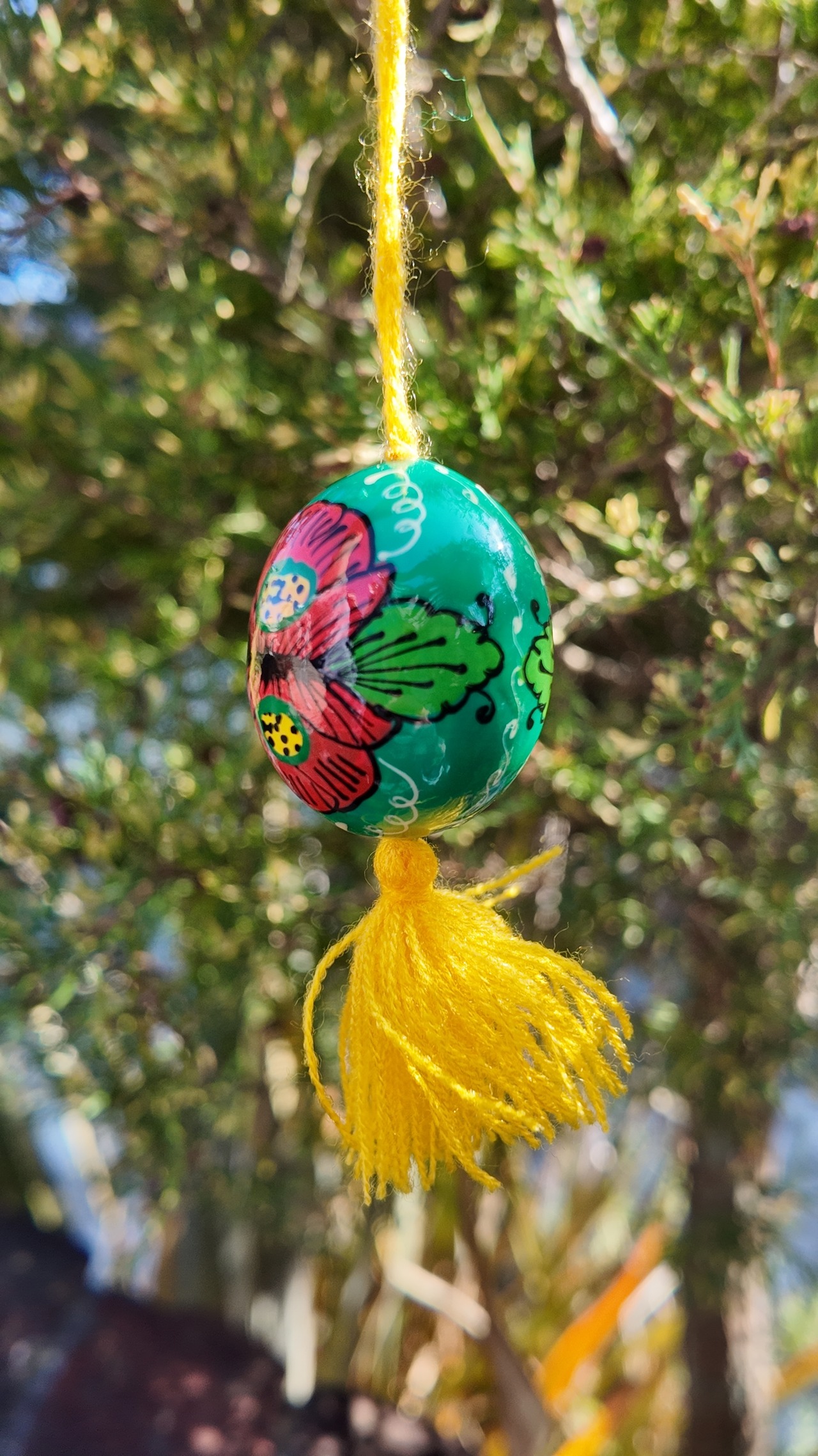 装飾用木製プィサンカ　小（イースターエッグ）　コロミヤモデル　 - 9