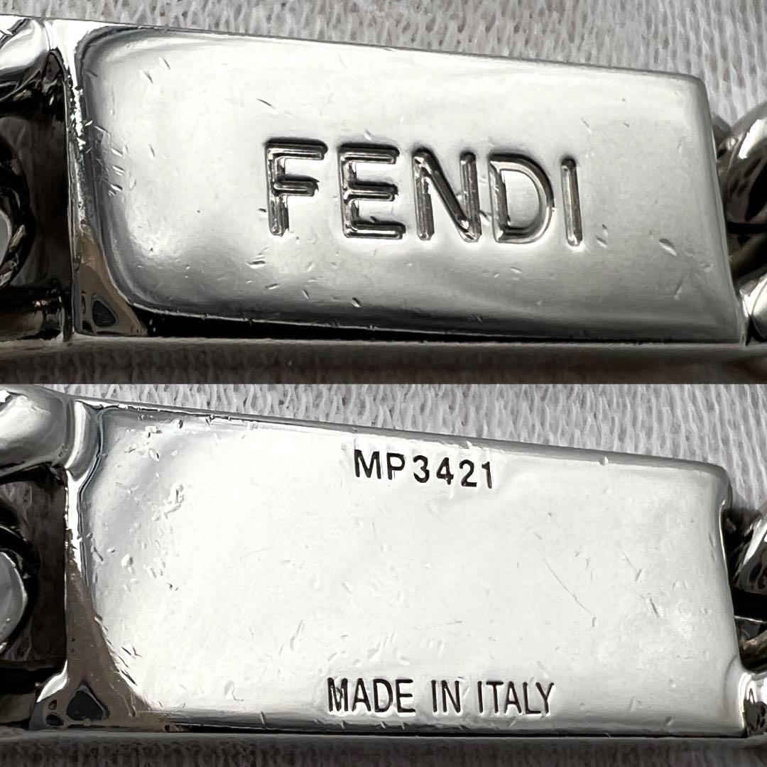 定価7.7万】フェンディ FENDI メンズ チェーン ネックレス ペンダント