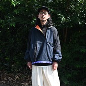 アントレースライダースジャケット、プロジェクトトゥウェルブユーティリティーパンツスタイル