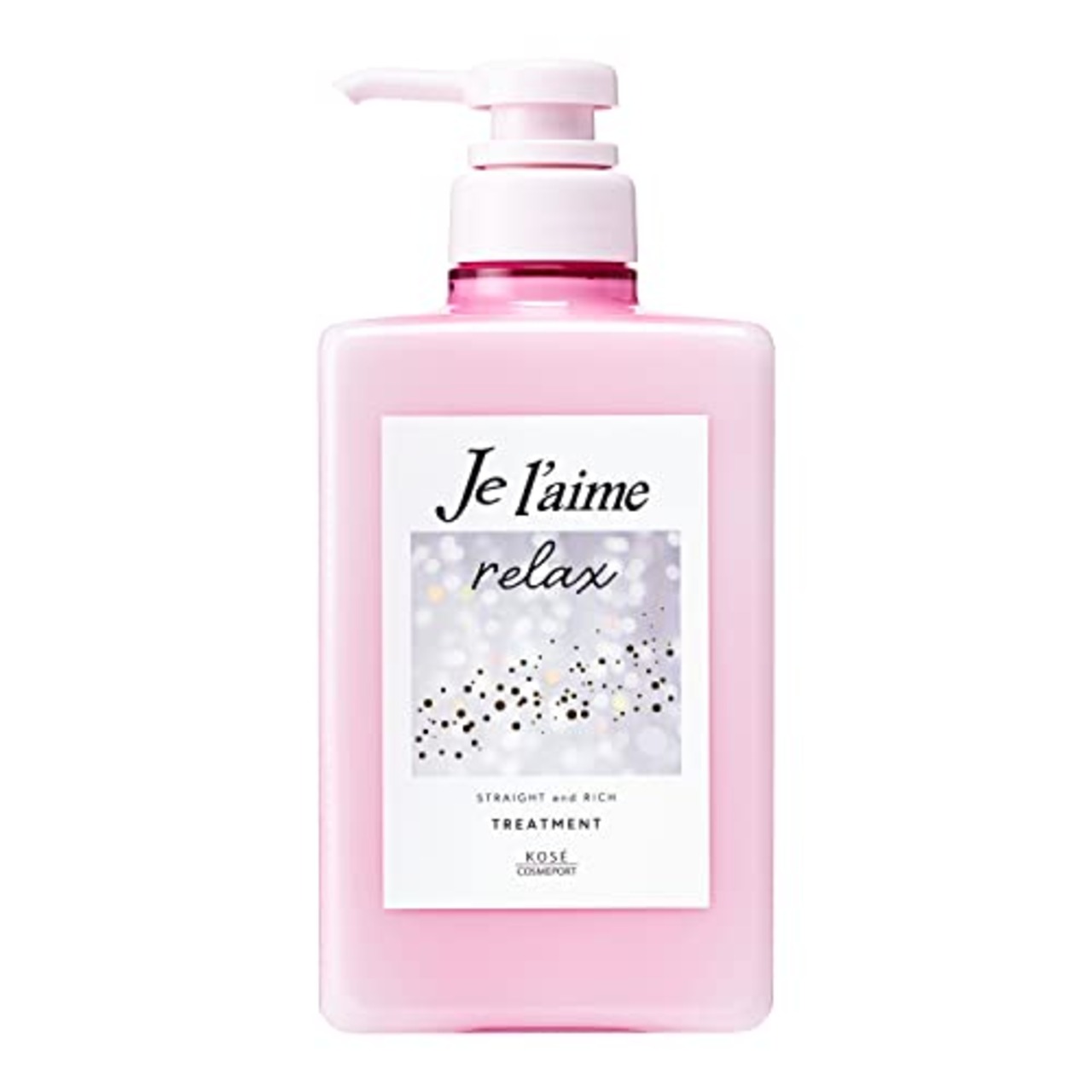 ジュレーム リラックス ミッドナイトリペア ヘアトリートメント(ストレート&リッチ) ポンプ くせ毛 うねり 480mL KOSE コーセー