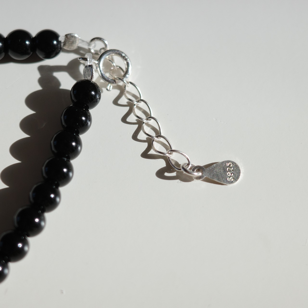 11/21(金)21時再販売*silver925 onyx necklace N089