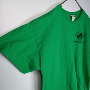 ギルダン　クルーネック　プリントTシャツ　半袖　カレッジロゴ　ヘビーコットン