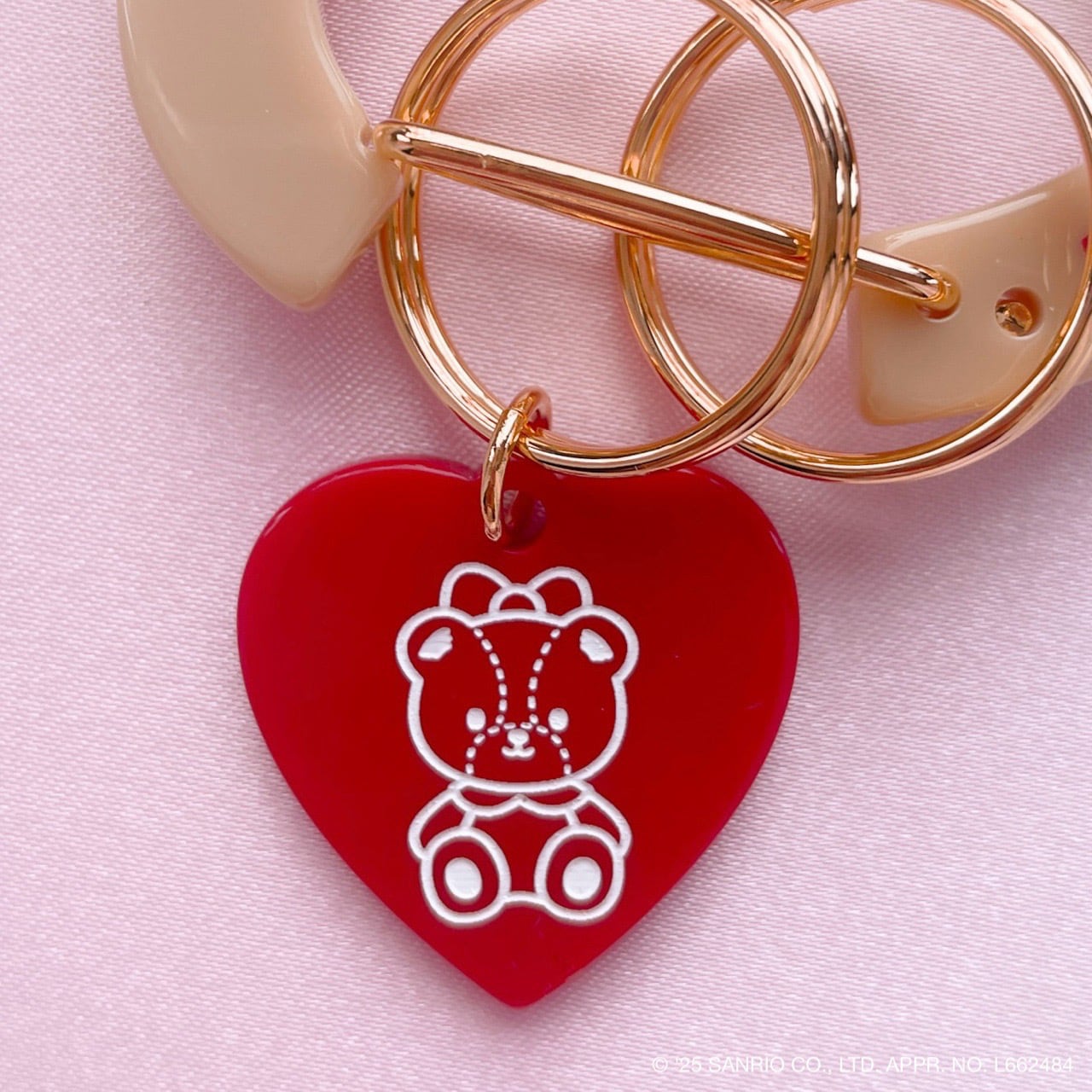 サンリオ 伊勢丹 TODIARIES タイニーチャム　ピンク 赤 カラビナ TODIARIES × FANCY SANRIO CHARACTERS・TINY CHUM カラビナ