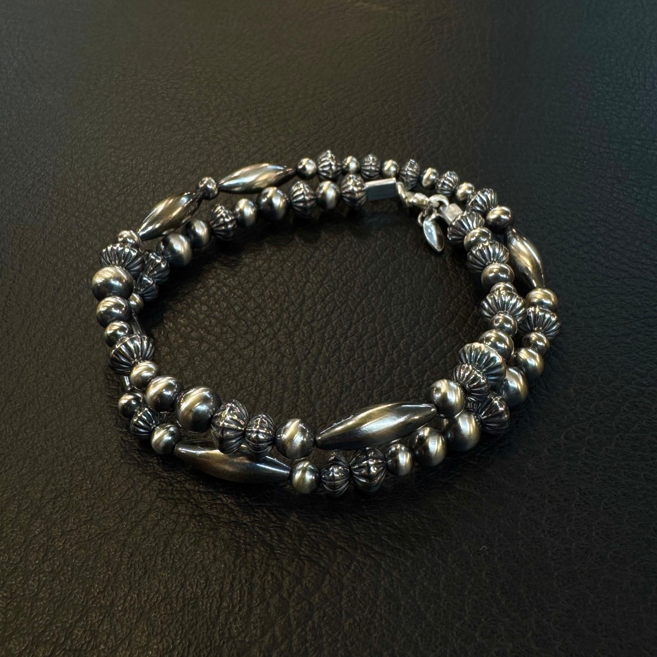 ブライト（Bright）2Wayブレスレット（Wave All Silver 2Way) 39cm - 1