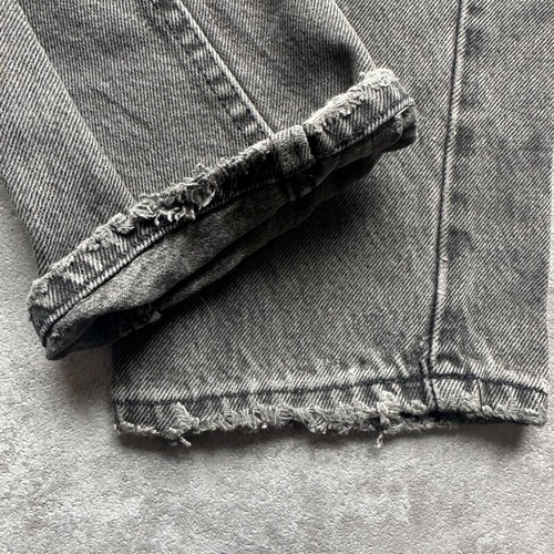 【W30 L34】 カナダ製 usa levi's ブラック リーバイス 550 詳細写真12