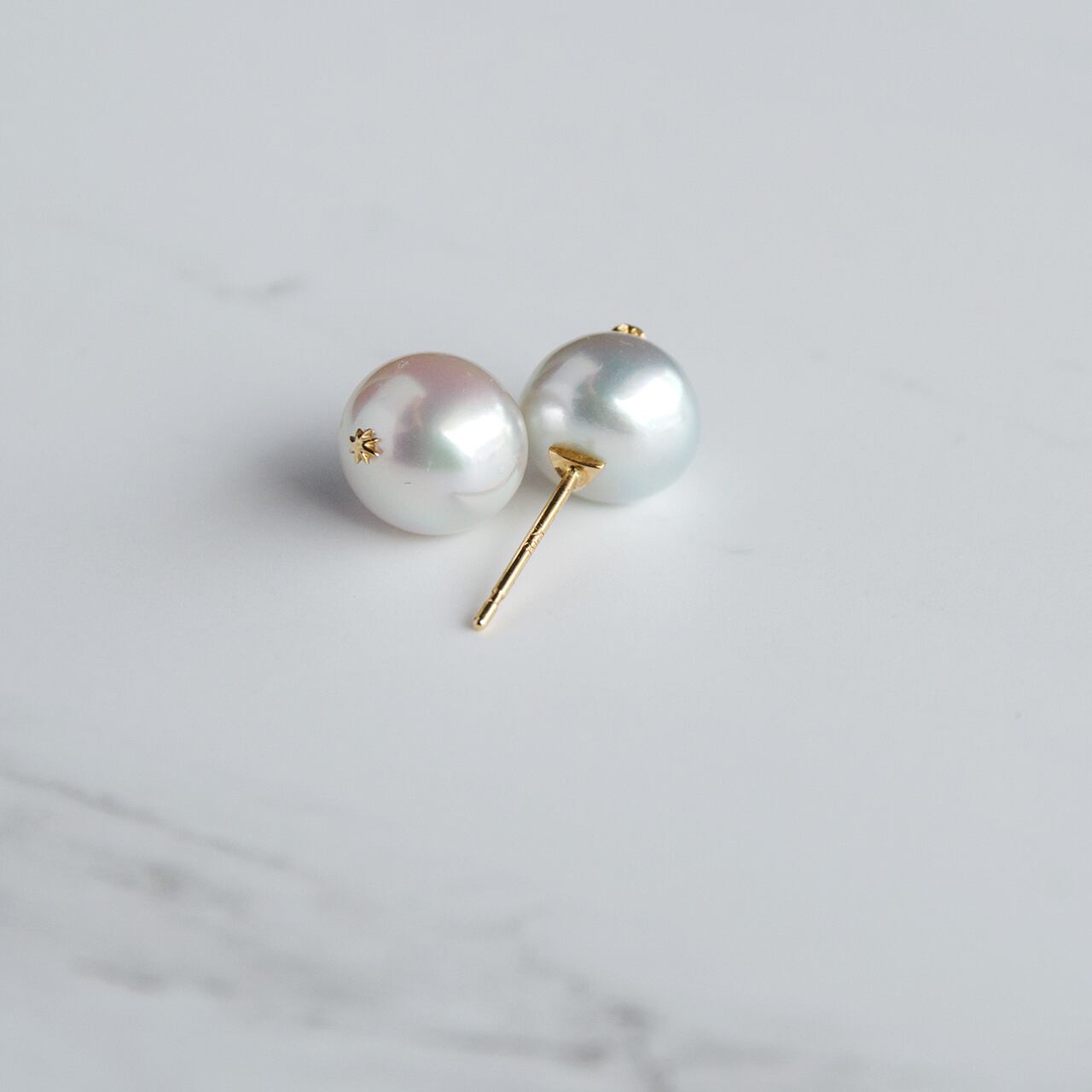 AKOYA Pearl / K18YG Pierced Earrings / Pair（CE015-AK） | Shelby