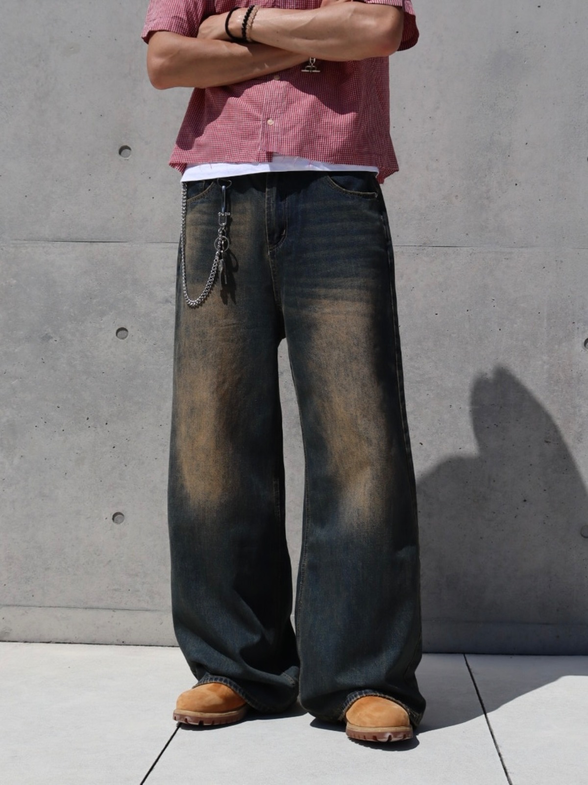 Vintage Wash WideLeg Jeans | 【ボトムス専門店】MODE SPACE