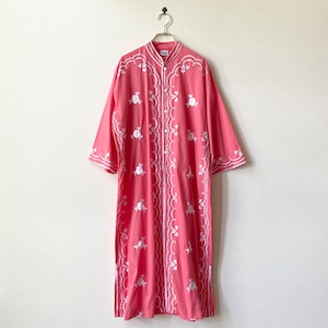 Caro OF HONOLULU 70〜80s Embroidery Dress K215
