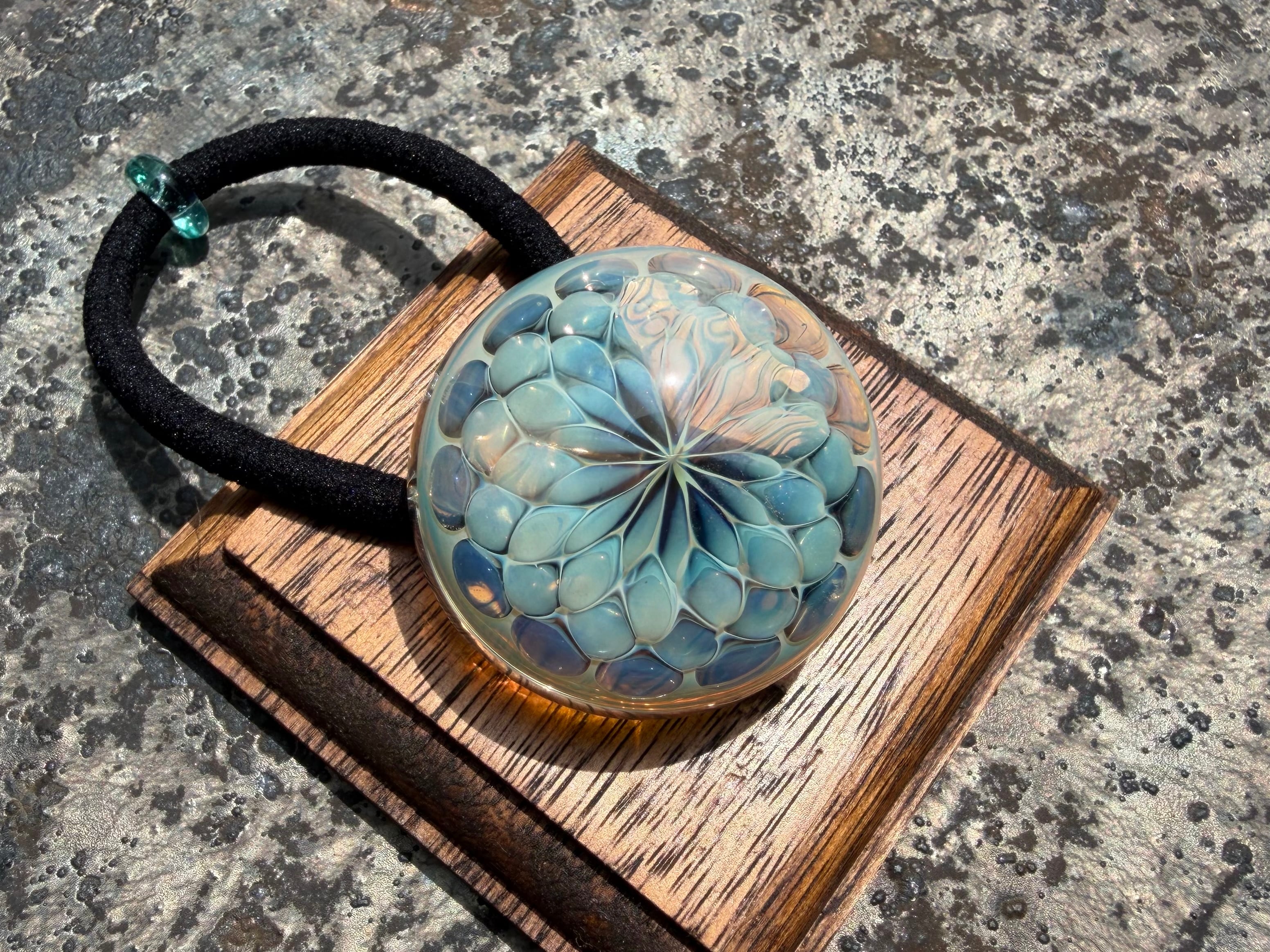 【Blue Flower】青の花ヘアゴム