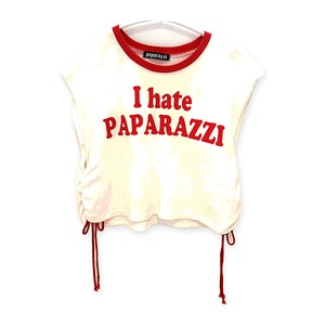 I HATE PAPARAZZI REMAKE TOP / IVORY