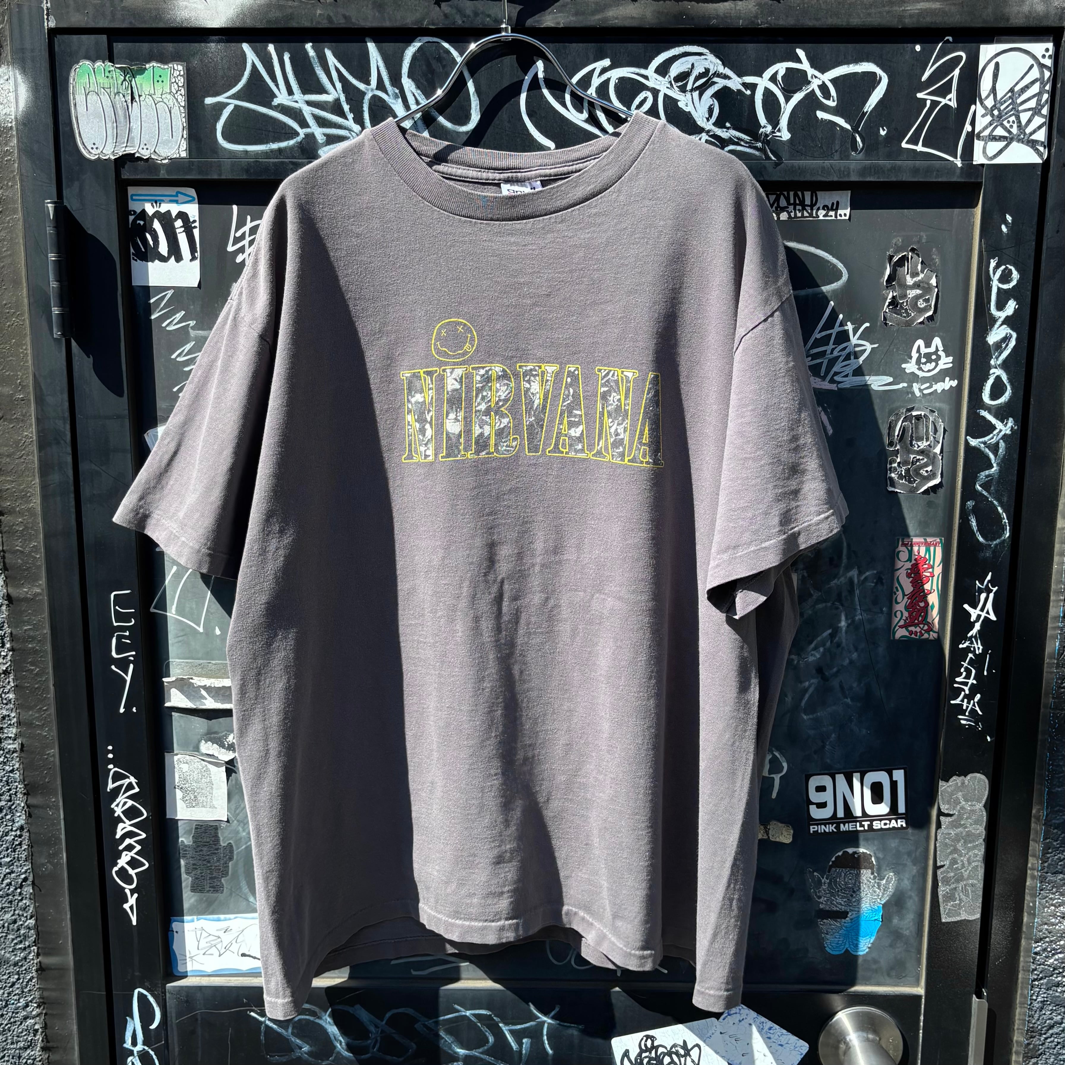 XL】 NIRVANA SMILE LOGO vintage T-shirt 90s anvil | MOVE