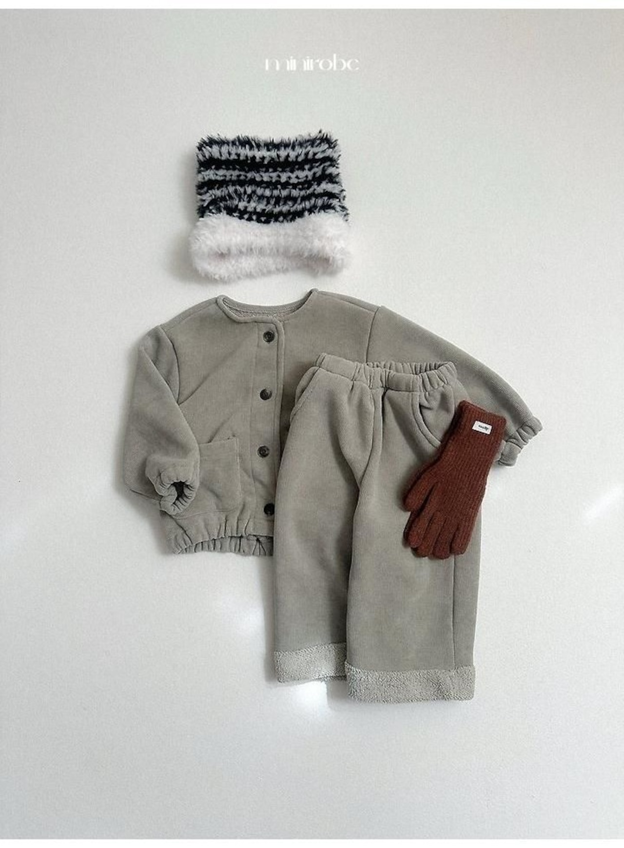〖取寄〗韓国子供服 / 26winter / minirobe / ミンクキャットビーニー / キッズ *FREE*