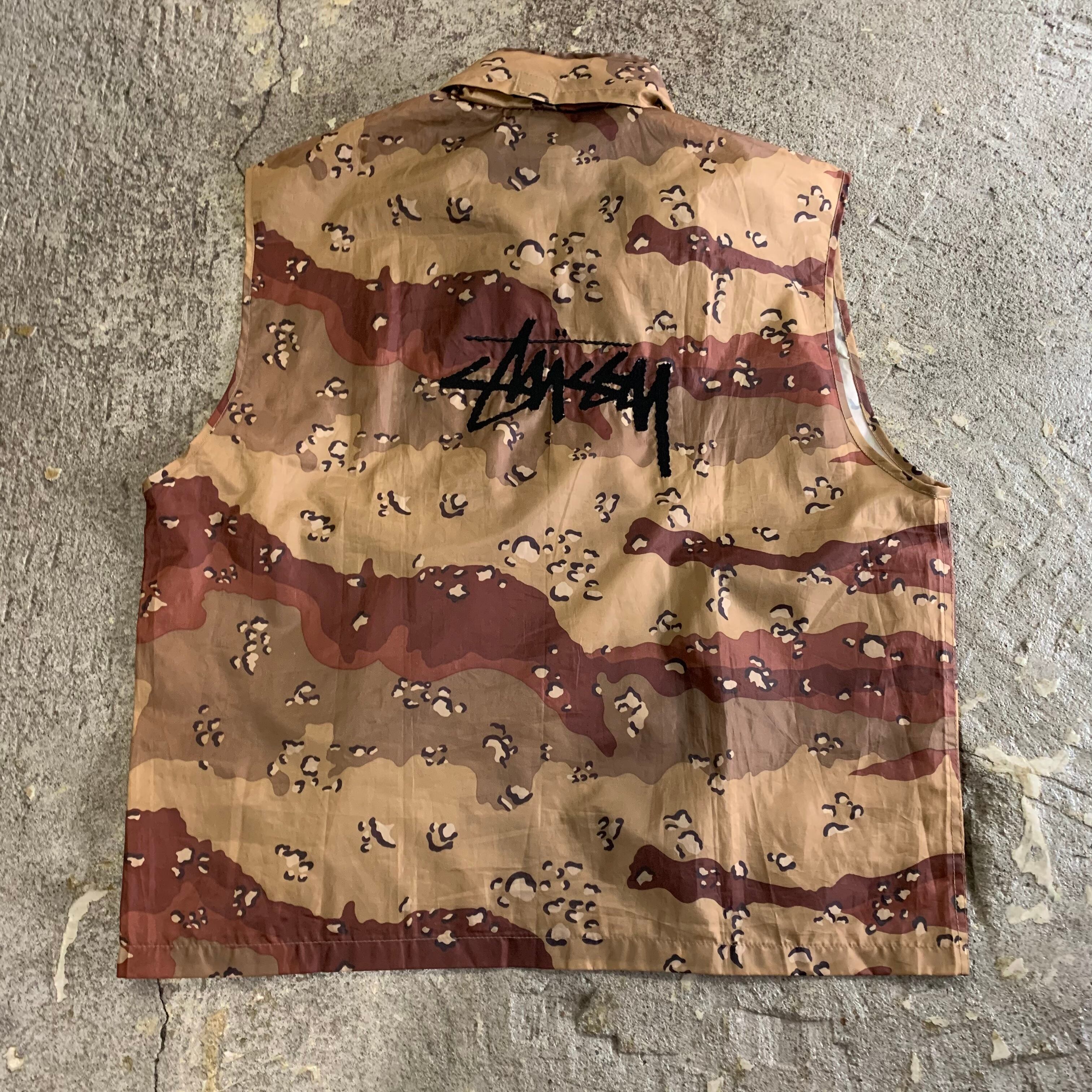 90s old STUSSY nylon vest | What’z up powered by BASE