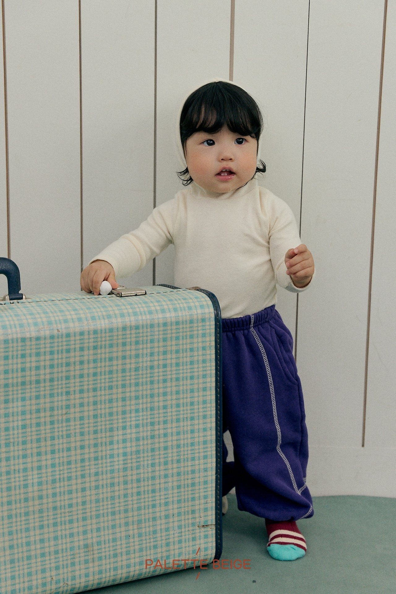 the beige［取寄］bebe slim hood tee 26winter