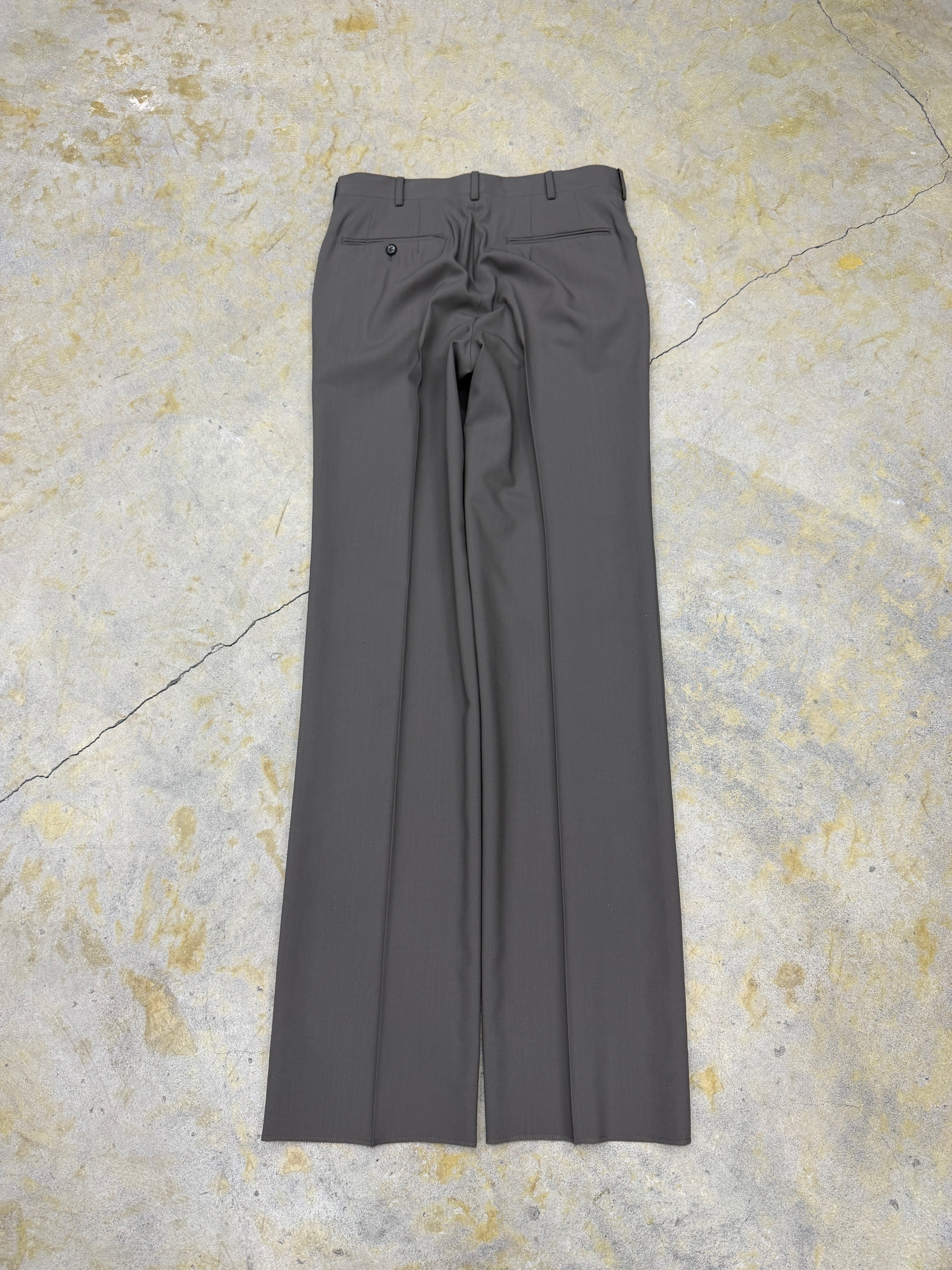 LITTLEBIG | Wool Straight Trousers | Grey | HOWDAY