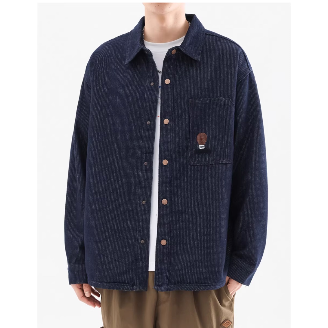 ボタンフロント レギュラーフィット カバーオール af0494