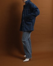 1970's Power House / Faded Vat Dye Denim Coveralls