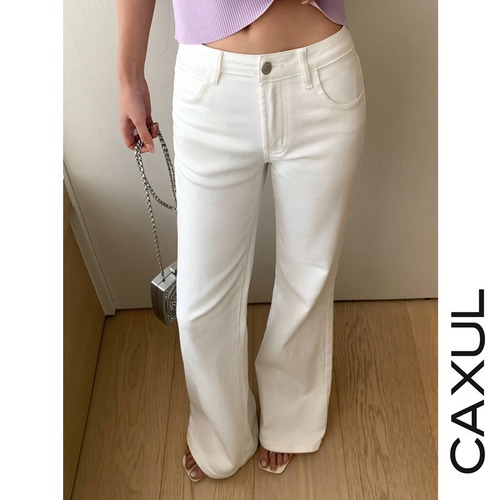 Low-Rise Flare Jeans