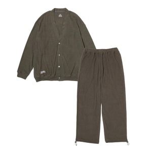 ReFresh!Service / UTILITY PILE CARDIGAN SET-UP［KHAKI］