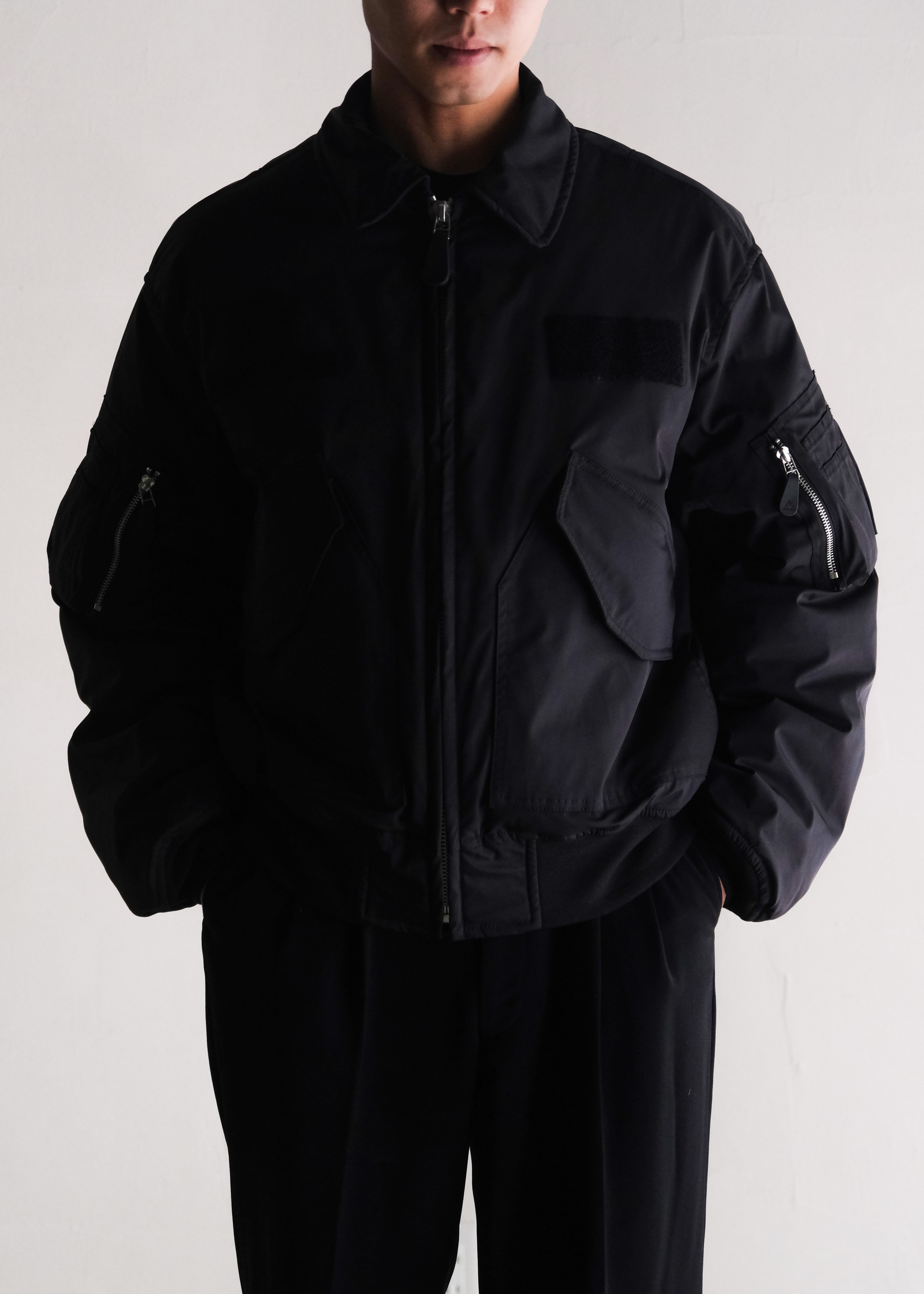 ジャケット・アウター PHENIX BY TKMT, JACKET TYPE P-0011 PHENIX by TKMT TYPE P-0011 CWU flight jacket / Black | CETTEN