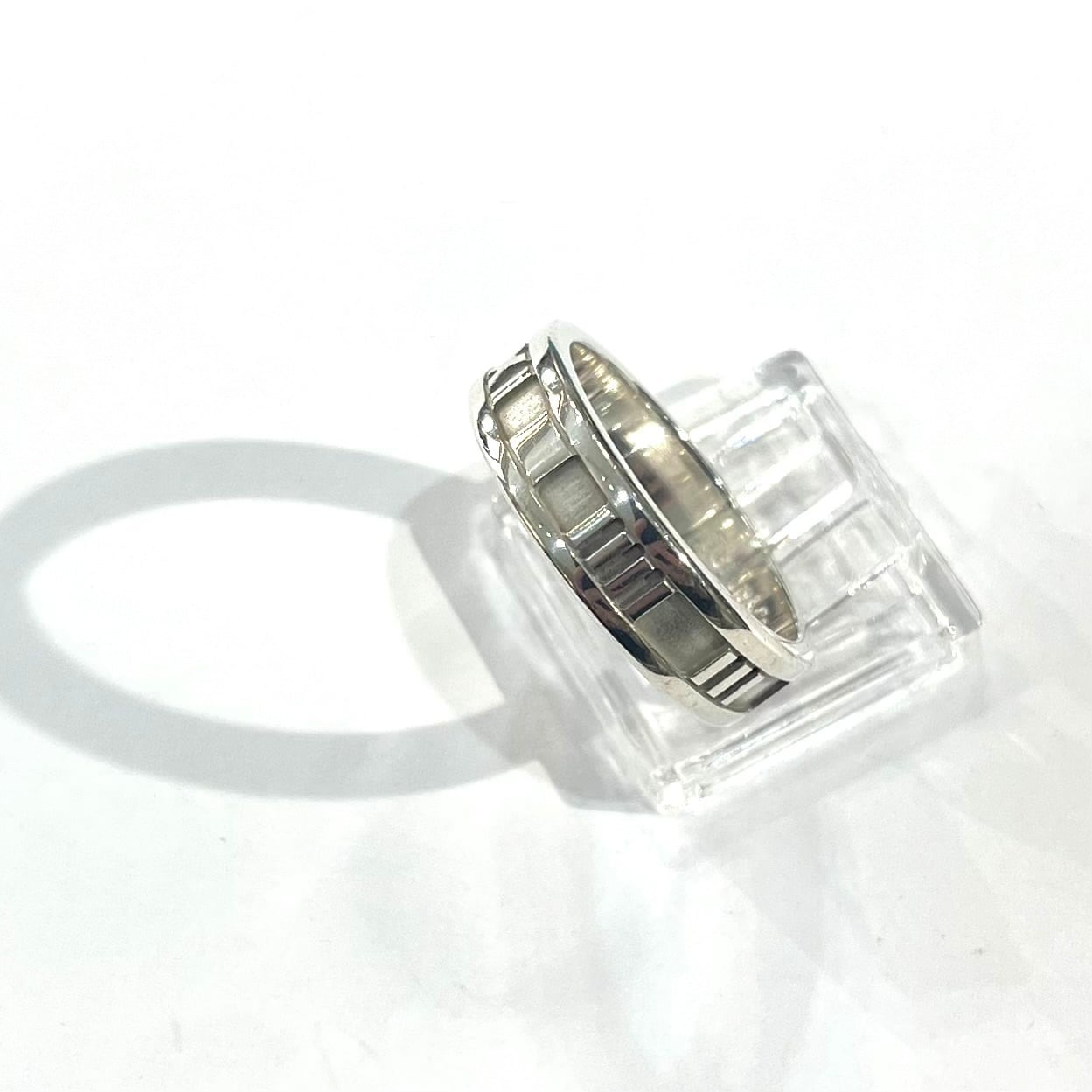 TIFFANY&CO】【21号】2634 時を纏う シルバー925号アトラスリング指輪