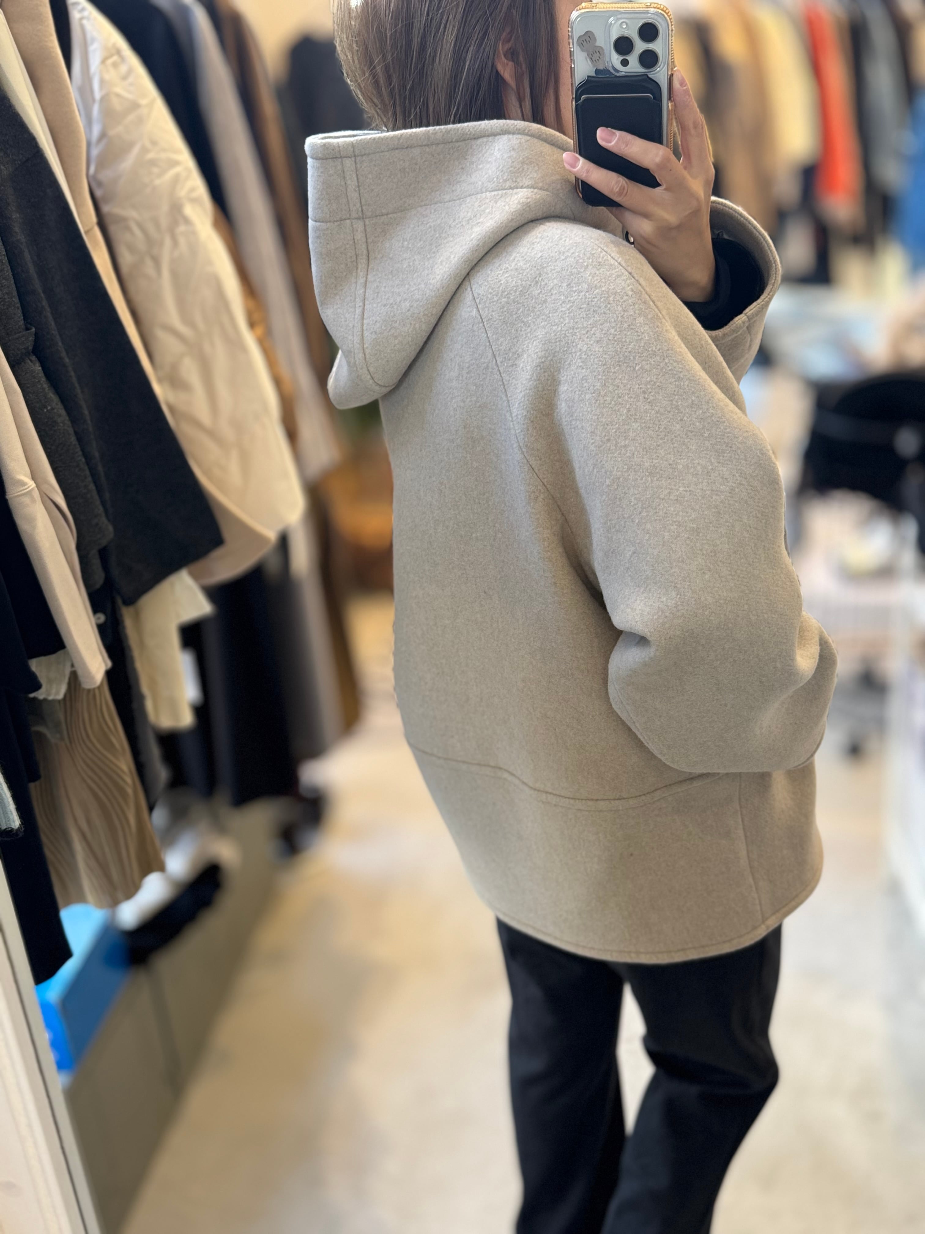 【LEMELANGE】フード付きウールコート　8553903