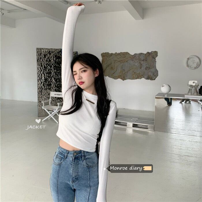 スリムTシャツ レディース ロング モンロー72943457989