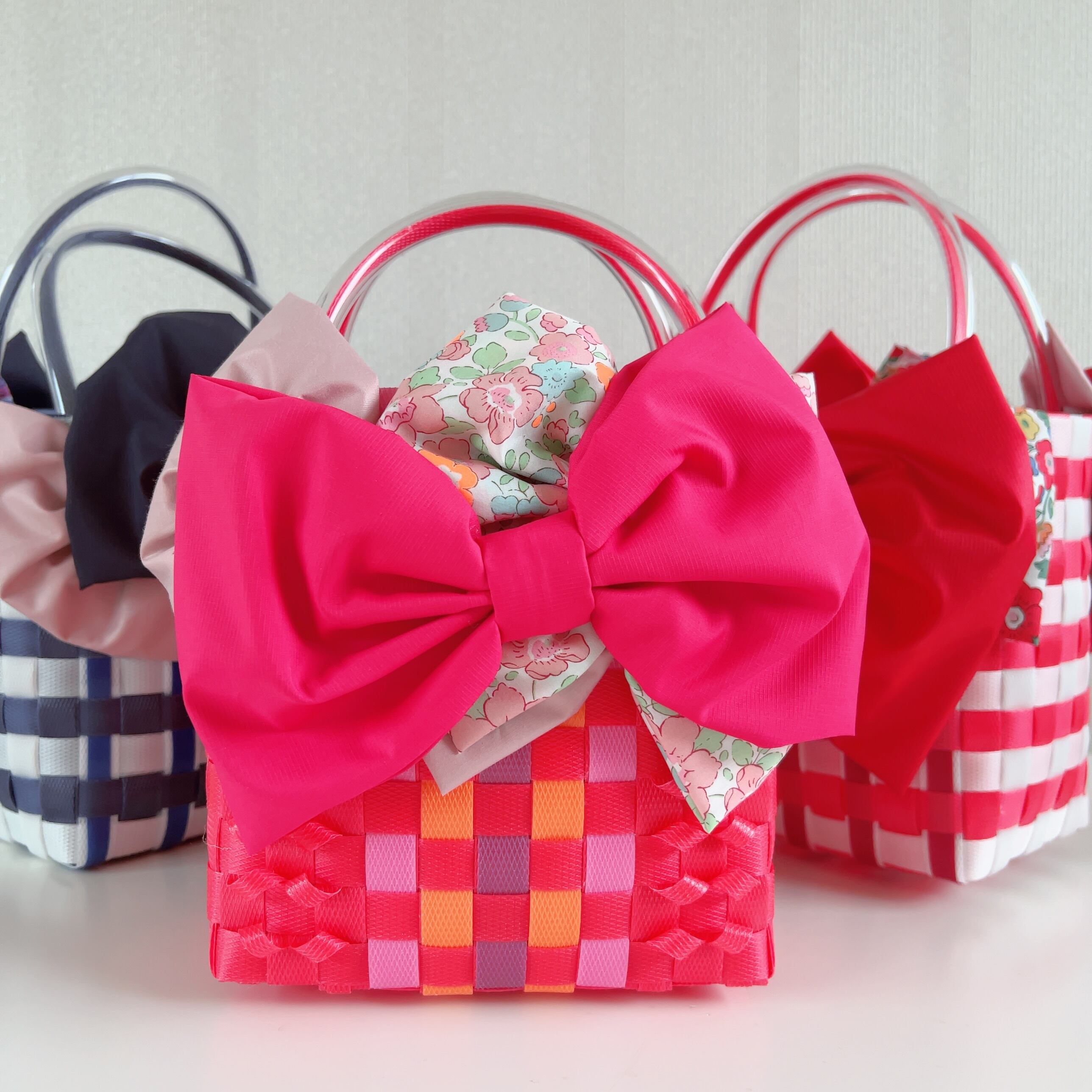 プラかごリボンバッグ~リトル~