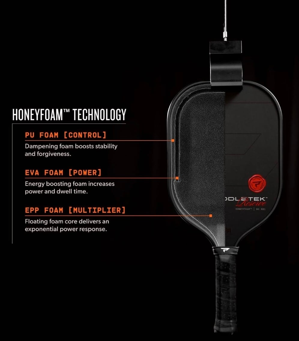 初回限定バック付き]Paddletek THE RESERVE HONEYFOAM16mm ピックル
