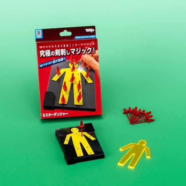 テンヨー(Tenyo) 手品 マジック ミスターデンジャー 究極の剣刺しマジック ポケットに入る不思議エンターテイメント 誰にでもできて超不思議 初心者向け 6歳以上 安心の電話サポート