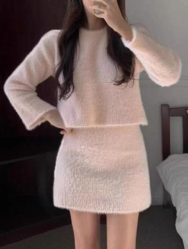 920286 シャギーニットセットアップ