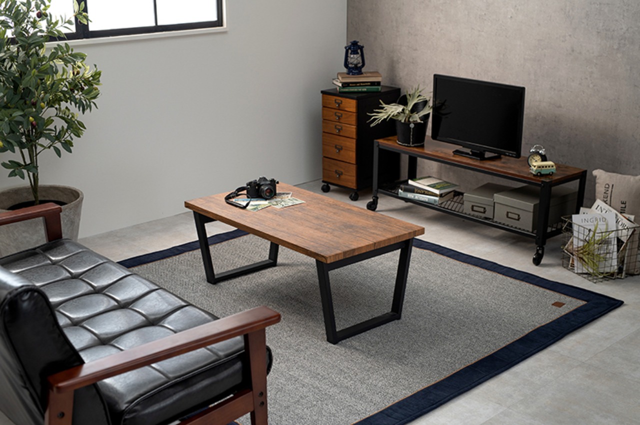 インダストリアル 折れ脚テーブル 幅90cm