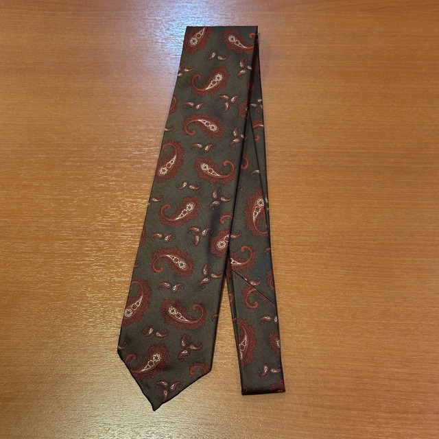 未使用品 F.Marino "SFODERATO" SILK JACQUARD TIE
