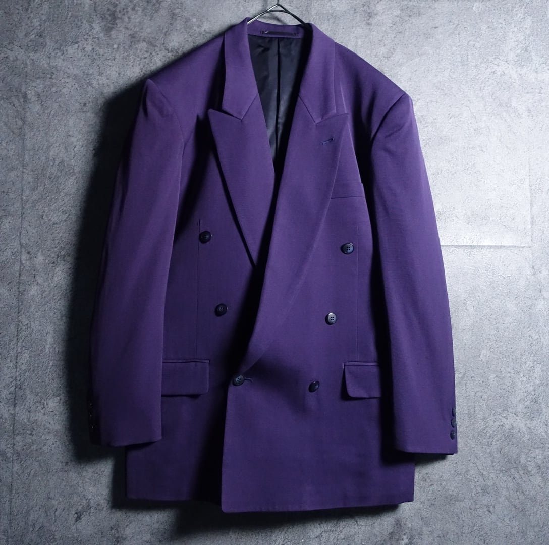 Purple Double Breasted Tailored Jacket