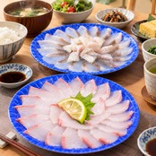 【全国送料無料】（沖縄・北海道を除く）金寿カンパチ・マダイ炙り刺身セット　ー約6～8人前ー《冷凍便》