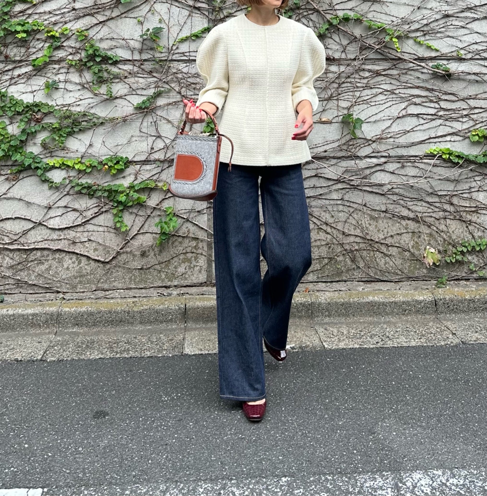 シーニュ cygne⭐︎ツイードトップス Romaneホワイト 